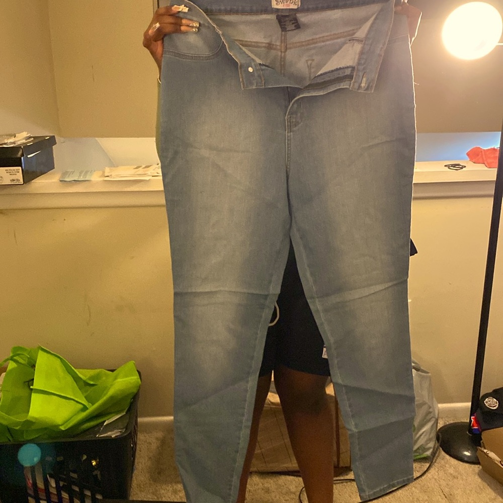 High Waist blue jeans